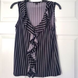 Banana Republic tank top with ruffles